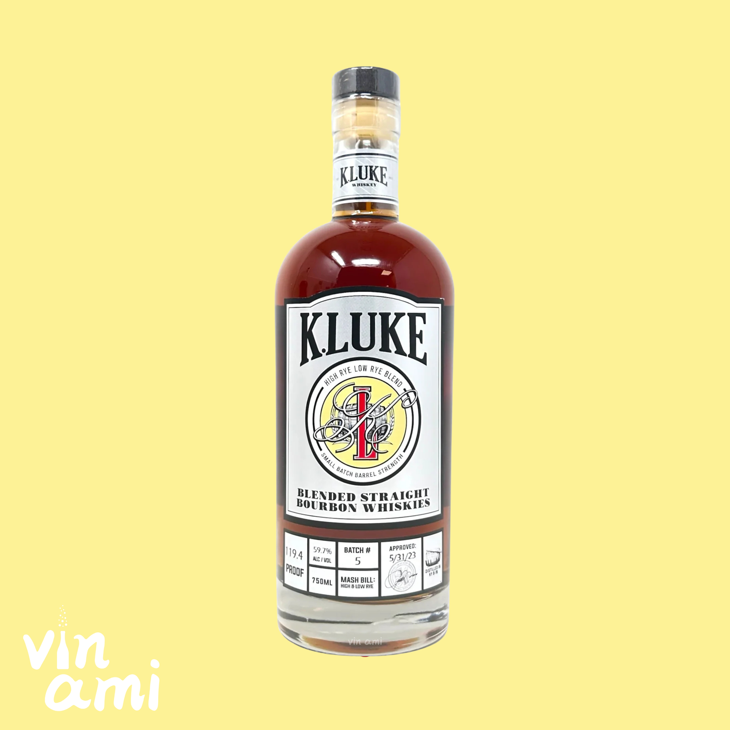 K Luke Batch 5 Bourbon 750mL