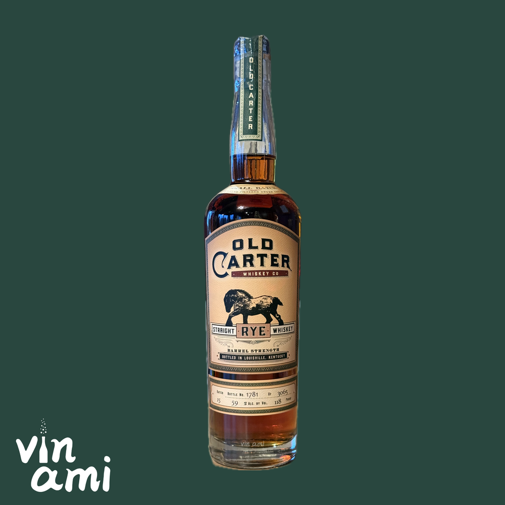 Old Carter Rye Whiskey Batch LA-1 750mL