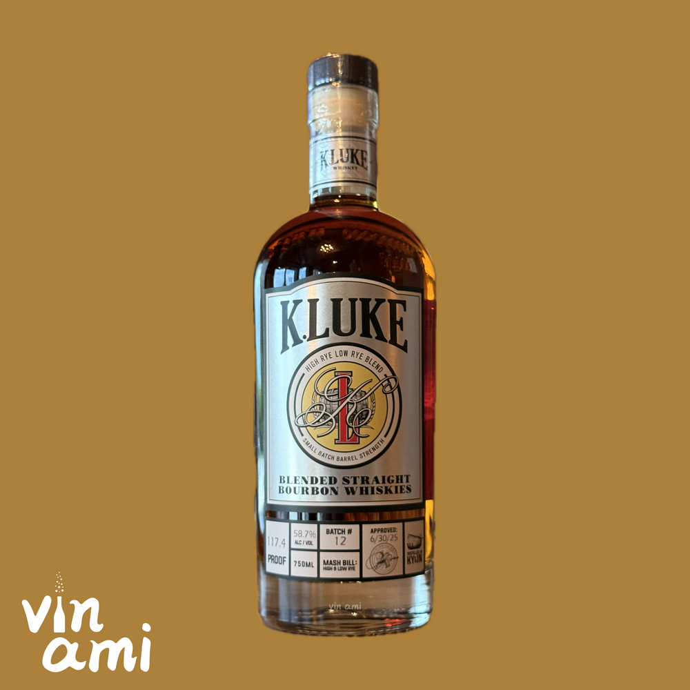 K Luke Batch 12 Small Batch Barrel Strength Bourbon 750mL